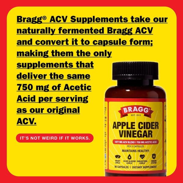 Apple Cider Vinegar Capsules with Vitamin D and Zinc - Image 6